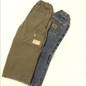 Boys Timberland & Wrangler 3T Pair Pants  & Jeans